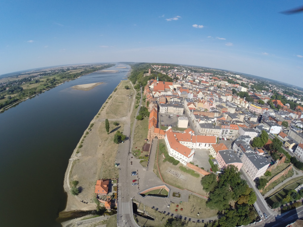 Zdjęcia Grudziądza z lotu ptaka