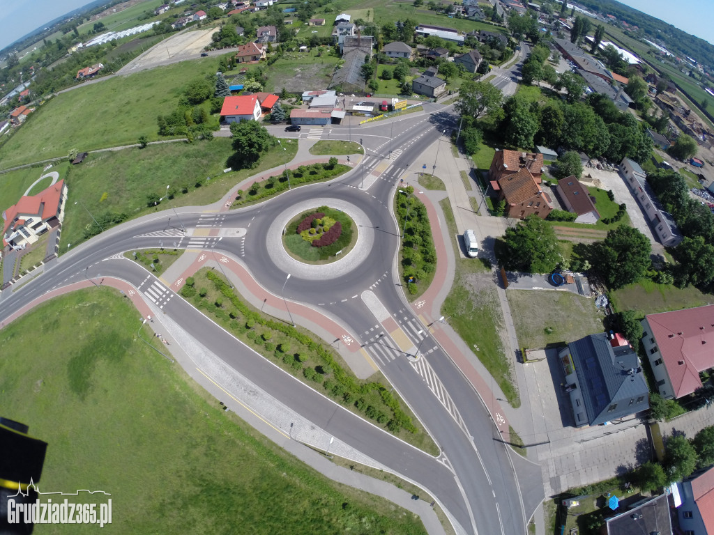 Zdjęcia Grudziądza z lotu ptaka