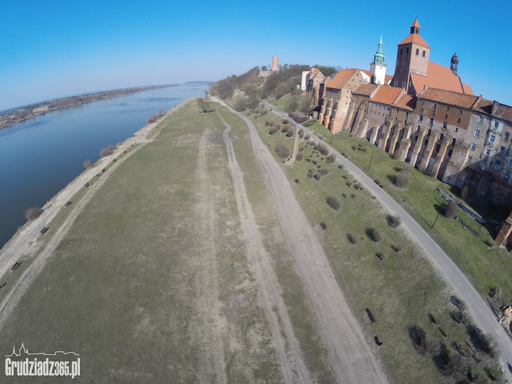 Zdjęcia Grudziądza z lotu ptaka