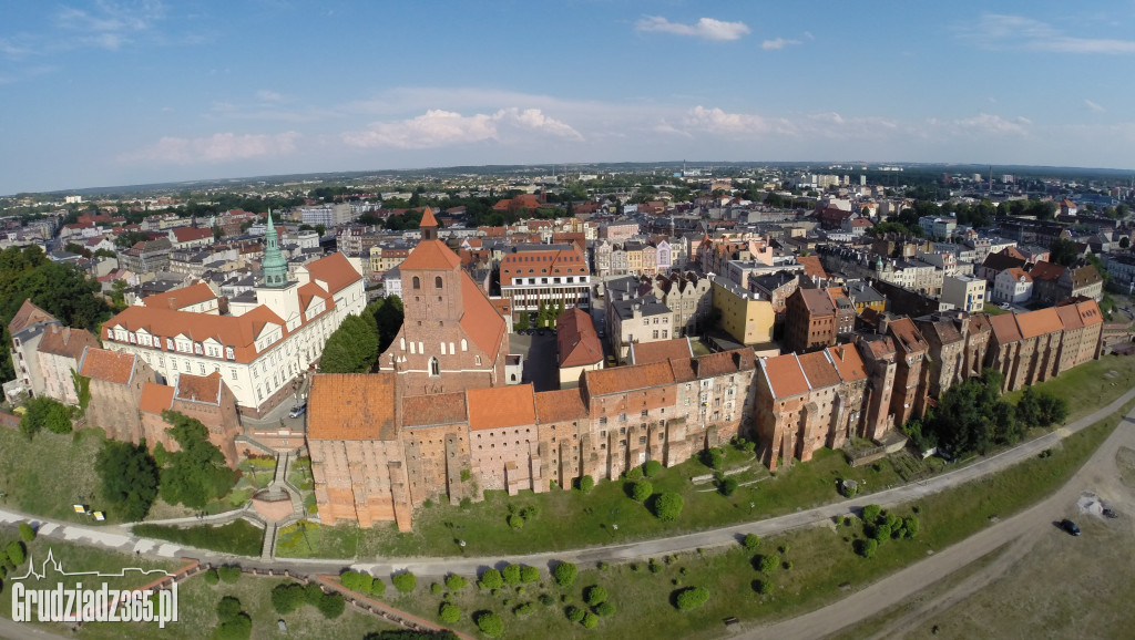 Zdjęcia Grudziądza z lotu ptaka