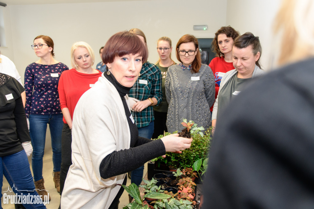Las w szkle Warsztaty florystyczne