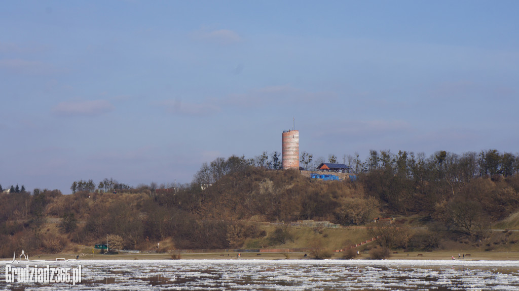  Panorama Grudziądza zimą