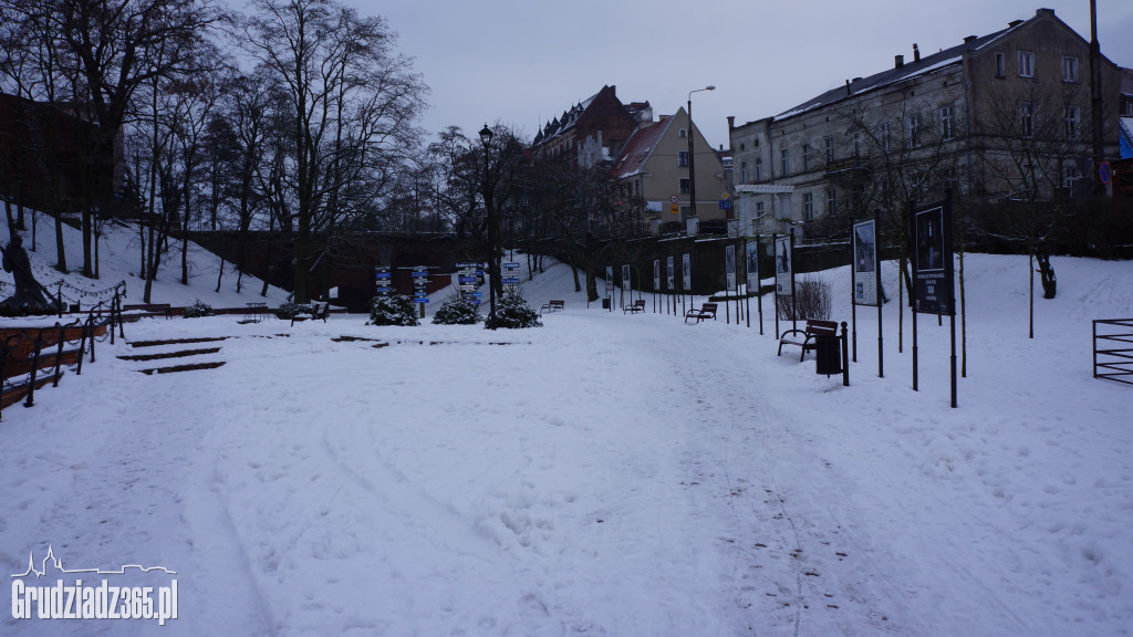  Panorama Grudziądza zimą