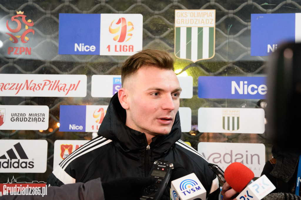 Olimpia Grudziądz zwyciężyła 2-1