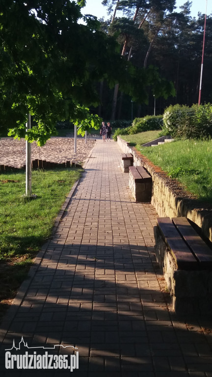 Plaża w Rudnika była w niedzielę jednym z bardziej obleganych miejsc