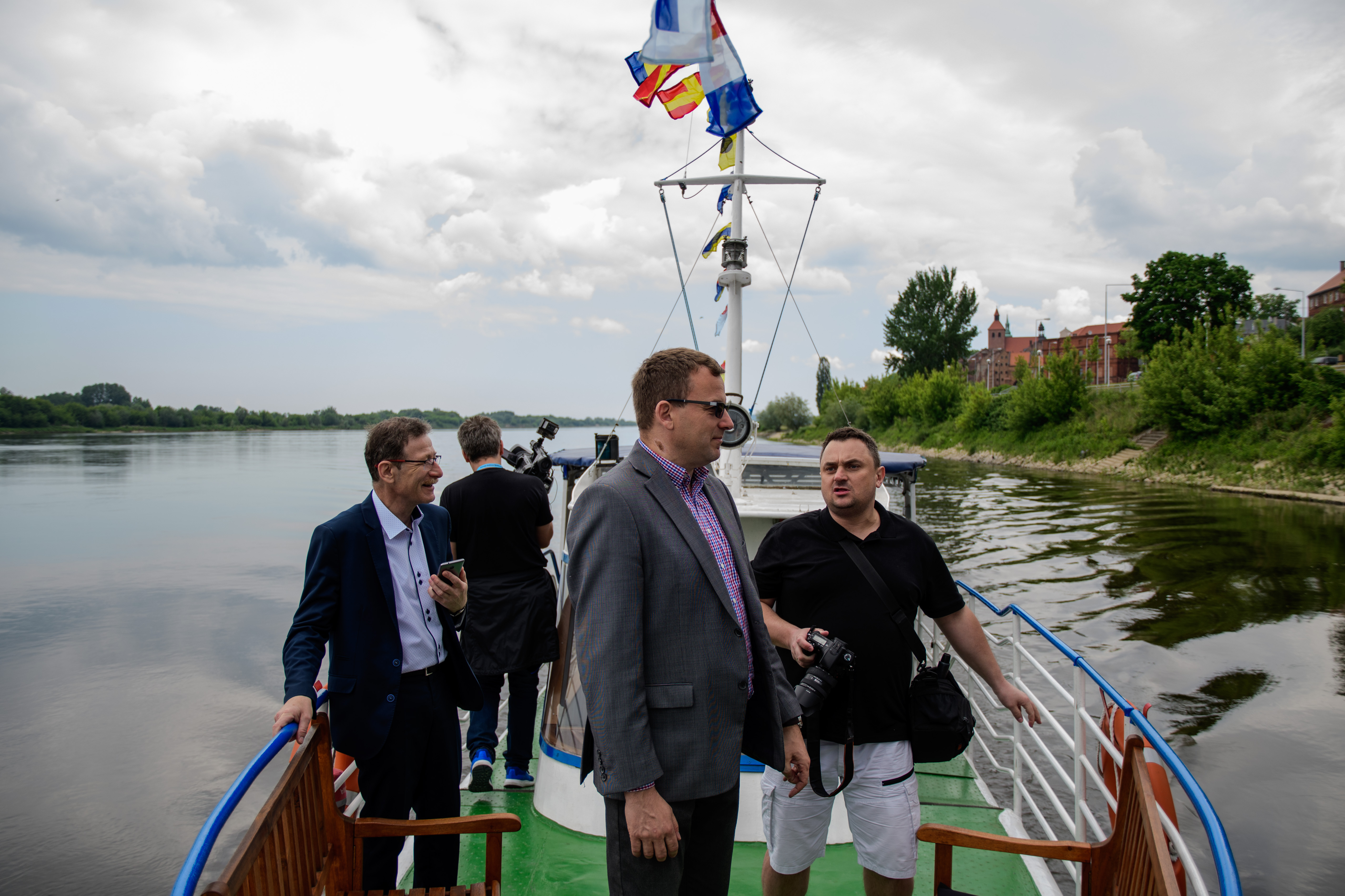 Pokaz statku Basia który będzie pływał po Wisle