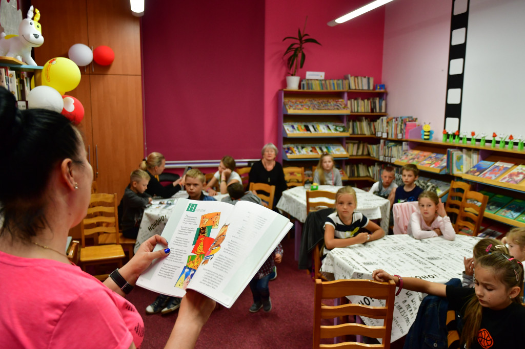 Zajęcia literacko-plastyczne w Bibliotece Miejskiej