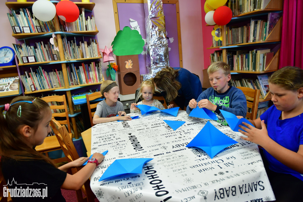 Zajęcia literacko-plastyczne w Bibliotece Miejskiej