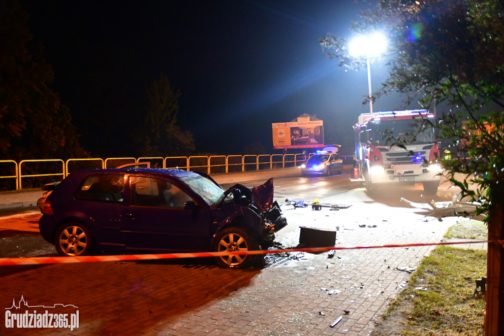 Wypadek dwóch VW na ul. Paderewskiego