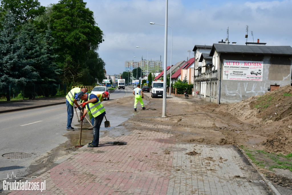 Porządki po ulewach