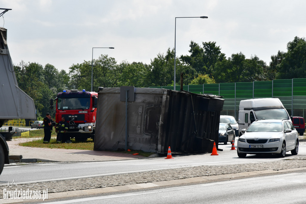 Rondo w Grupie zablokowane. Policja kieruje ruchem