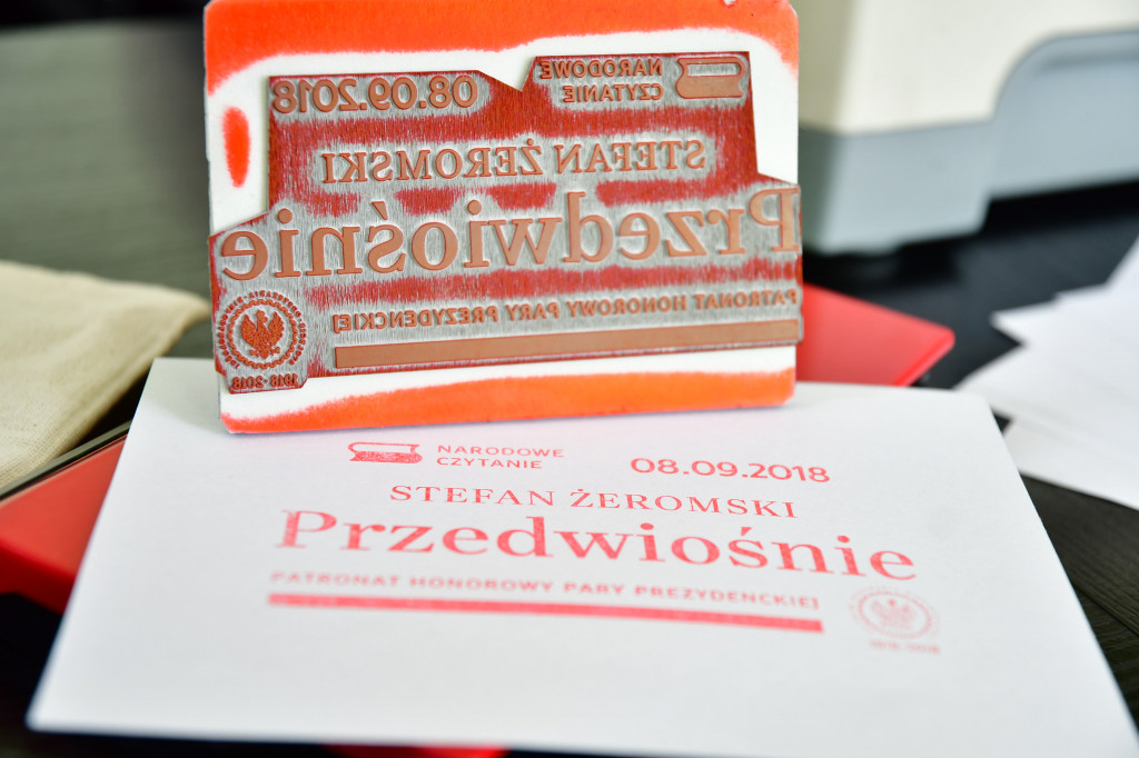 Narodowe czytanie Żeromskiego - Przedwiośnie