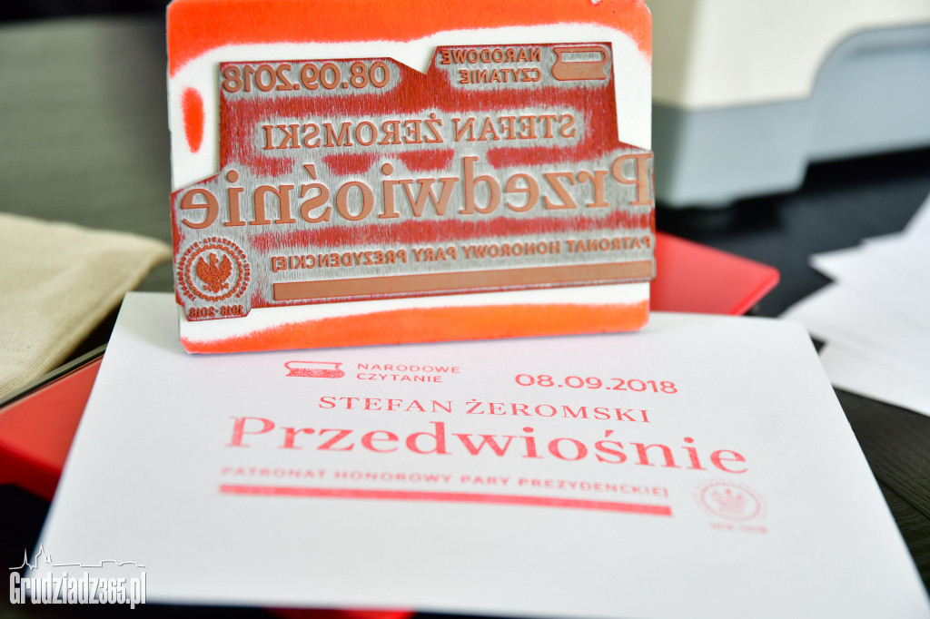 Narodowe czytanie Żeromskiego - Przedwiośnie