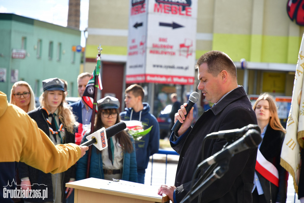 Odsłonięcie tablicy Włodka i Michałowskiego