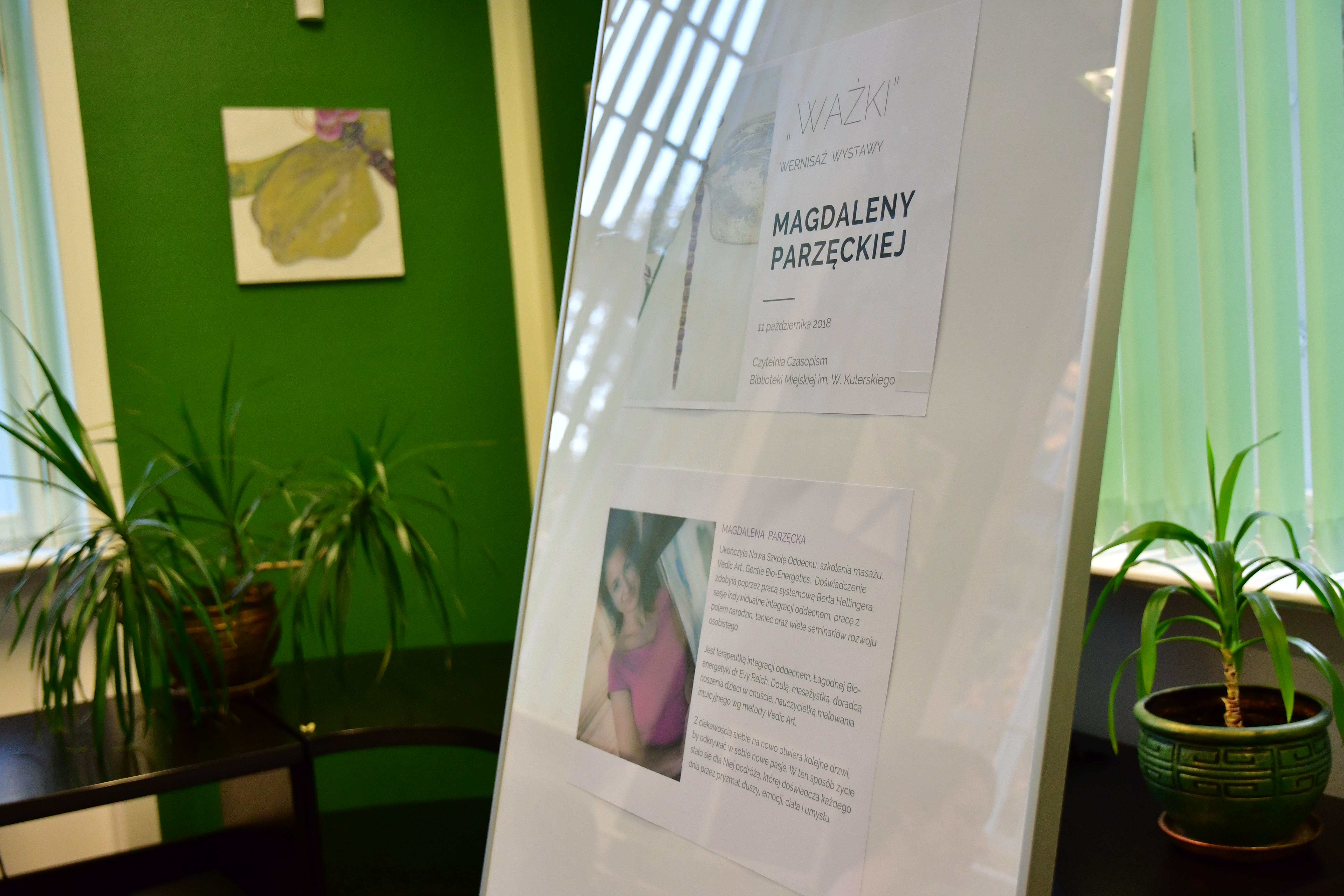 Malarstwo i poezja- Ważki i Cela