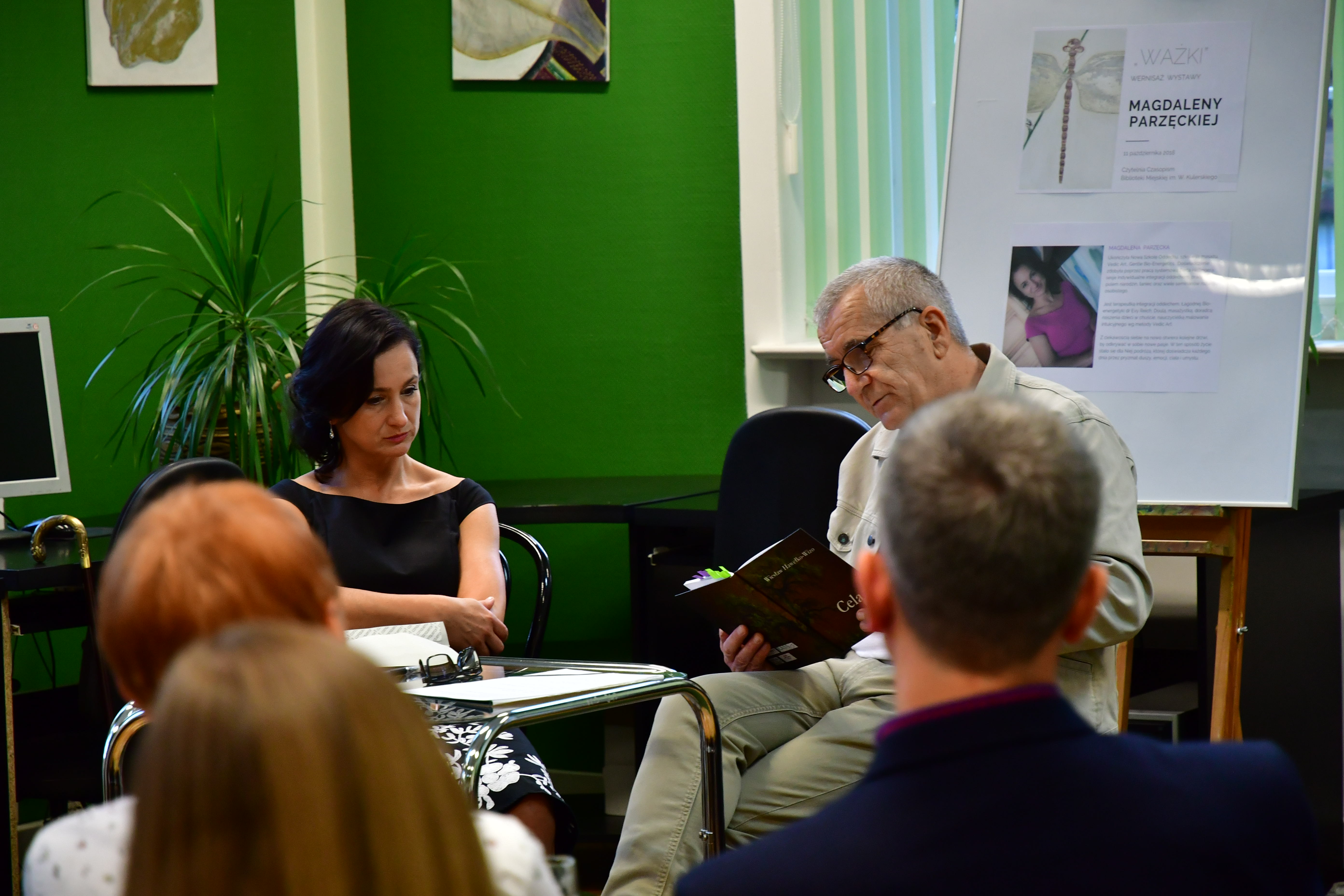 Malarstwo i poezja- Ważki i Cela