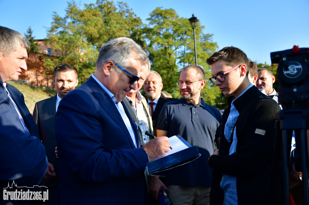 Aleksander Kwaśniewski w Grudziądzu