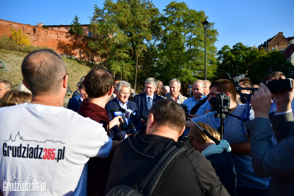 Aleksander Kwaśniewski w Grudziądzu