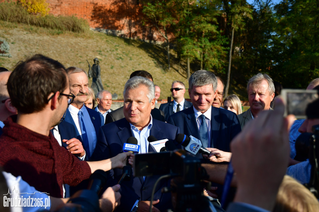 Aleksander Kwaśniewski w Grudziądzu