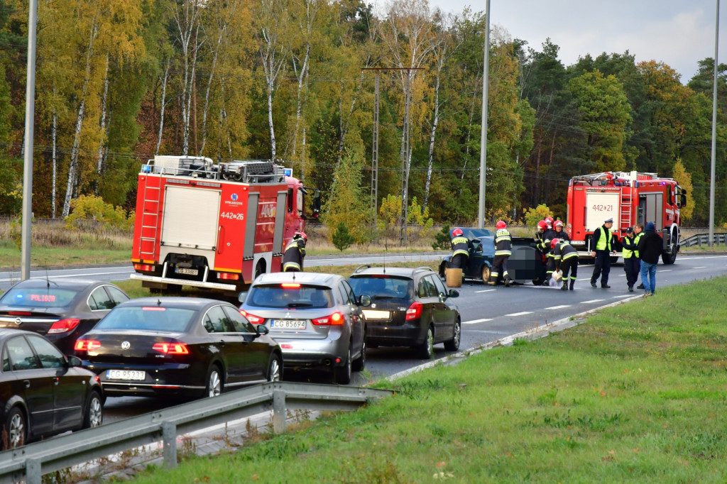 Wypadek na trasie średnicowej