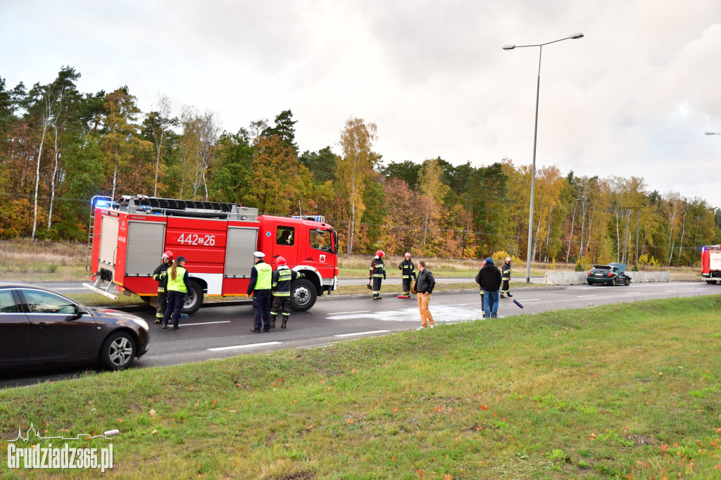 Wypadek na trasie średnicowej