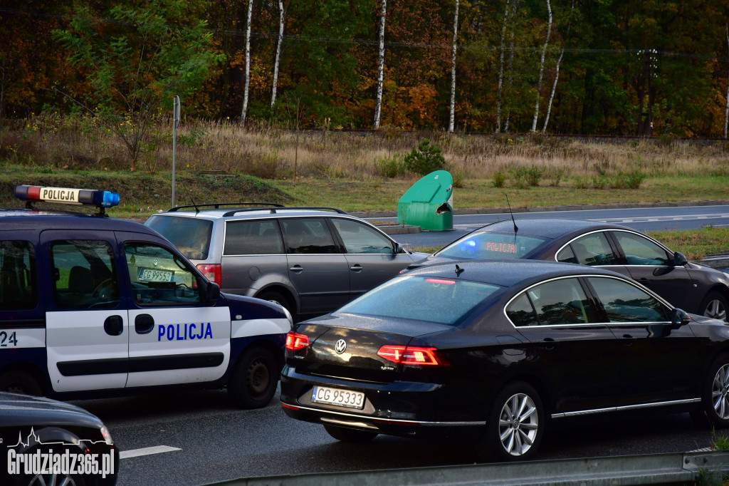 Wypadek na trasie średnicowej