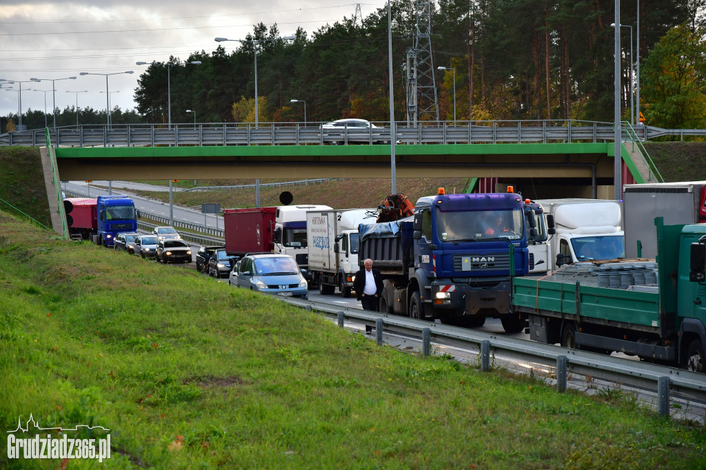 Wypadek na trasie średnicowej