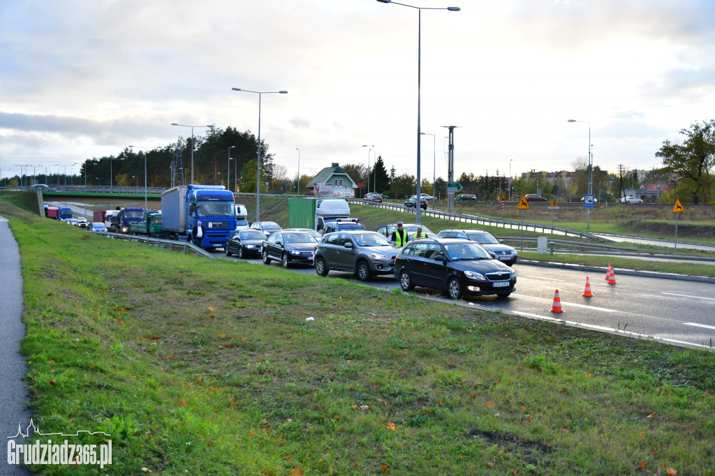Wypadek na trasie średnicowej