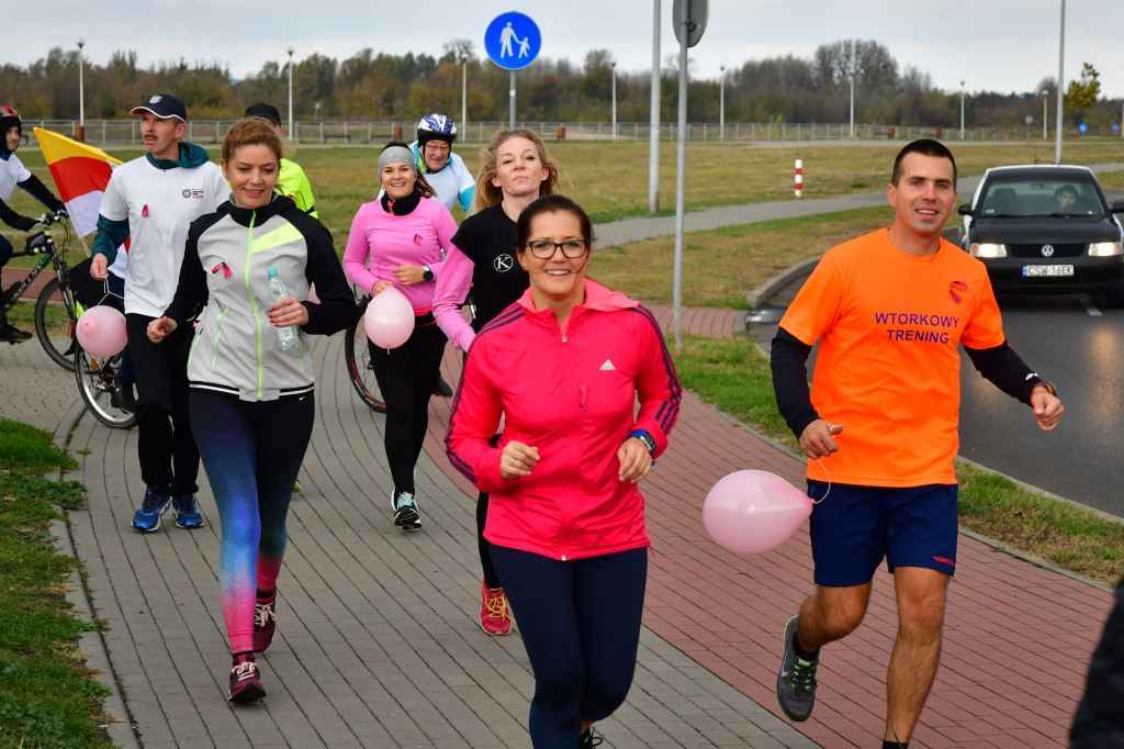 Różowy Trening Biegowy