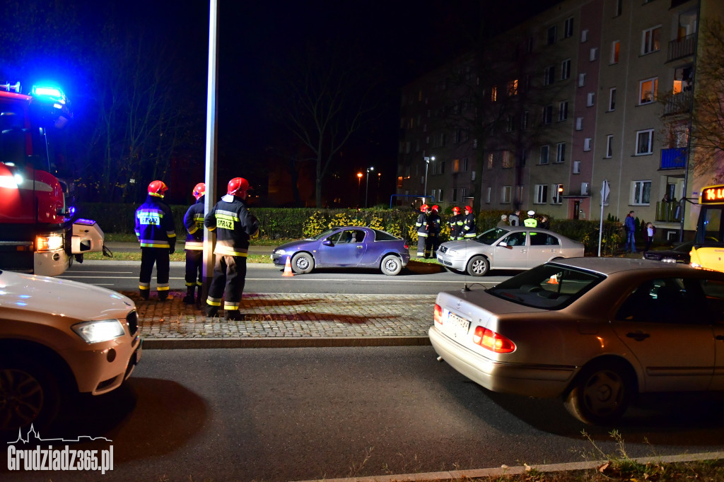 Wypadek na Bora Komorowskiego