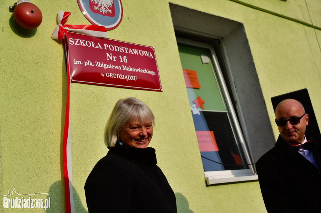 Płk Zbigniew Makowiecki patronem SP16