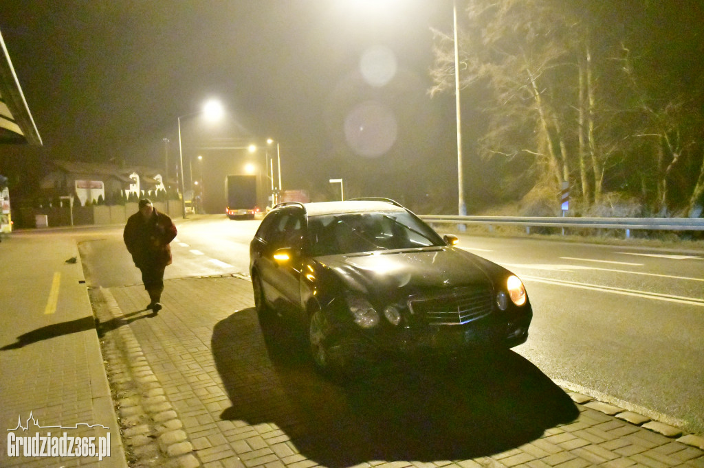 Ślisko na Grudziądzkich drogach