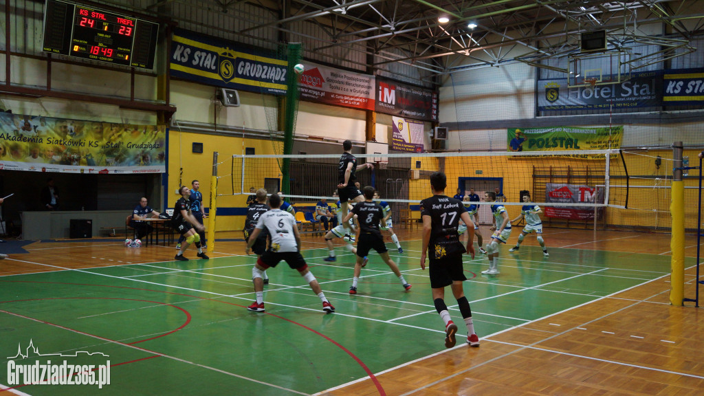 Pierwszy mecz play-off KS Stal - Trefl Lębork