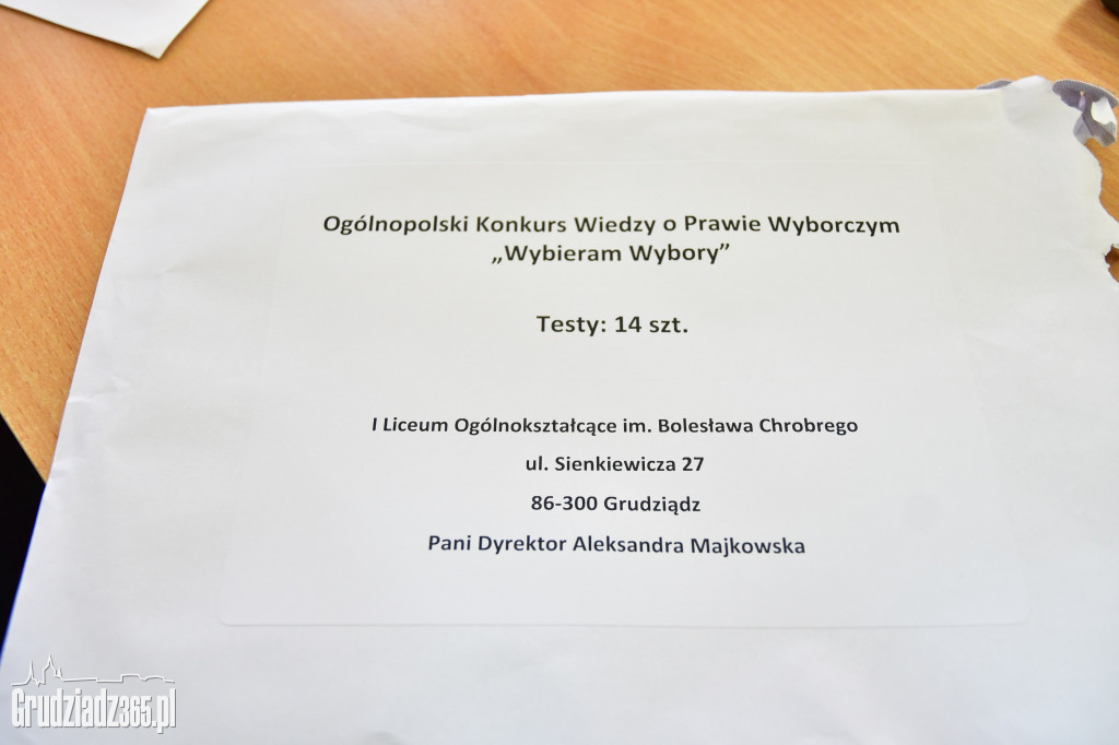 III edycja Konkursu Wiedzy o Prawie Wyborczym