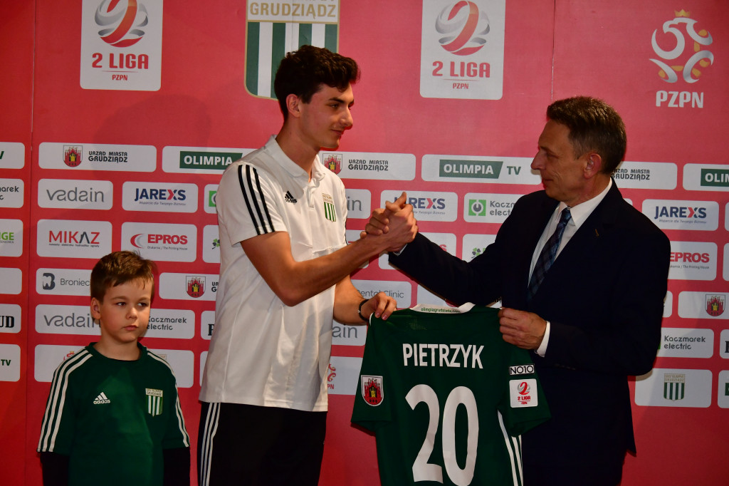 Prezentację drużyny Olimpii Grudziądz