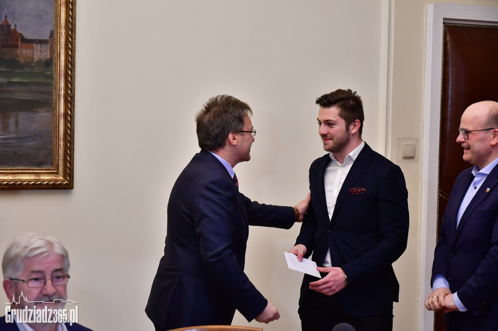 Mateusz Rudyk z wizytą u prezydenta