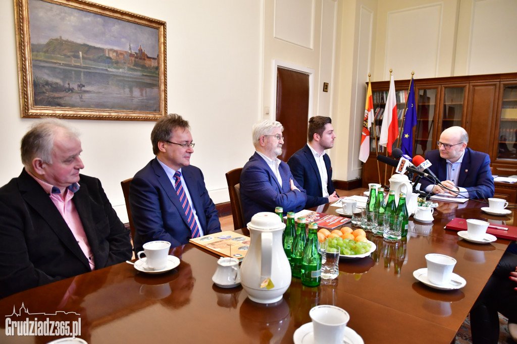 Mateusz Rudyk z wizytą u prezydenta