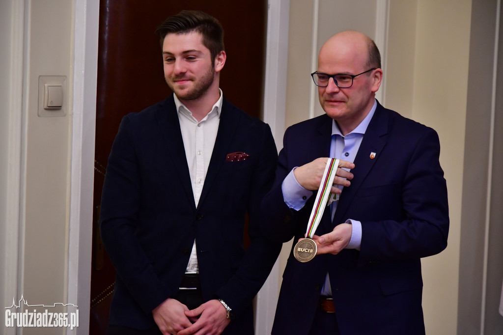Mateusz Rudyk z wizytą u prezydenta