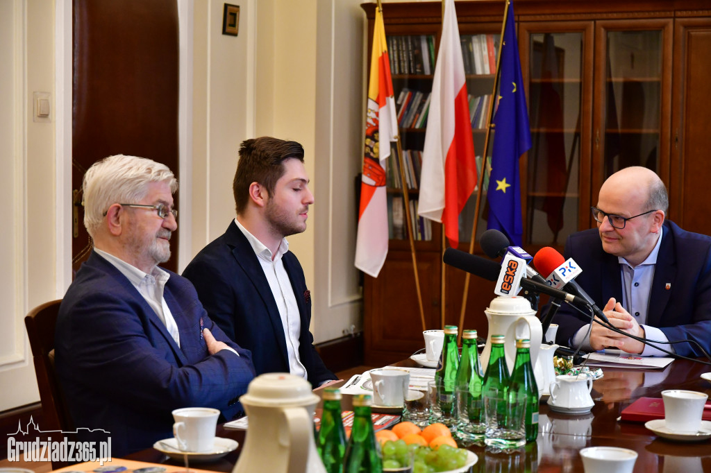 Mateusz Rudyk z wizytą u prezydenta