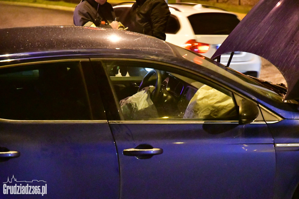 Wypadek na rondzie Kardynała Wyszyńskiego