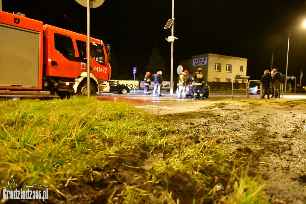 Wypadek na rondzie Kardynała Wyszyńskiego