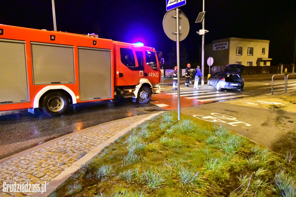 Wypadek na rondzie Kardynała Wyszyńskiego