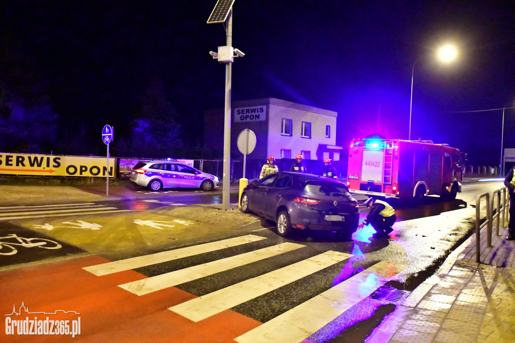 Wypadek na rondzie Kardynała Wyszyńskiego
