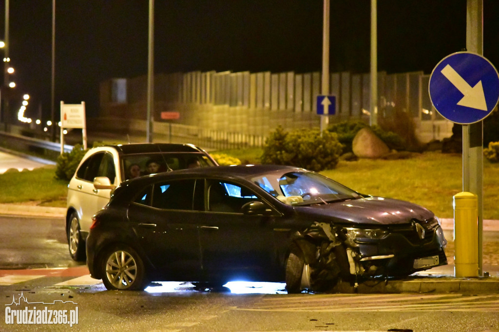 Wypadek na rondzie Kardynała Wyszyńskiego