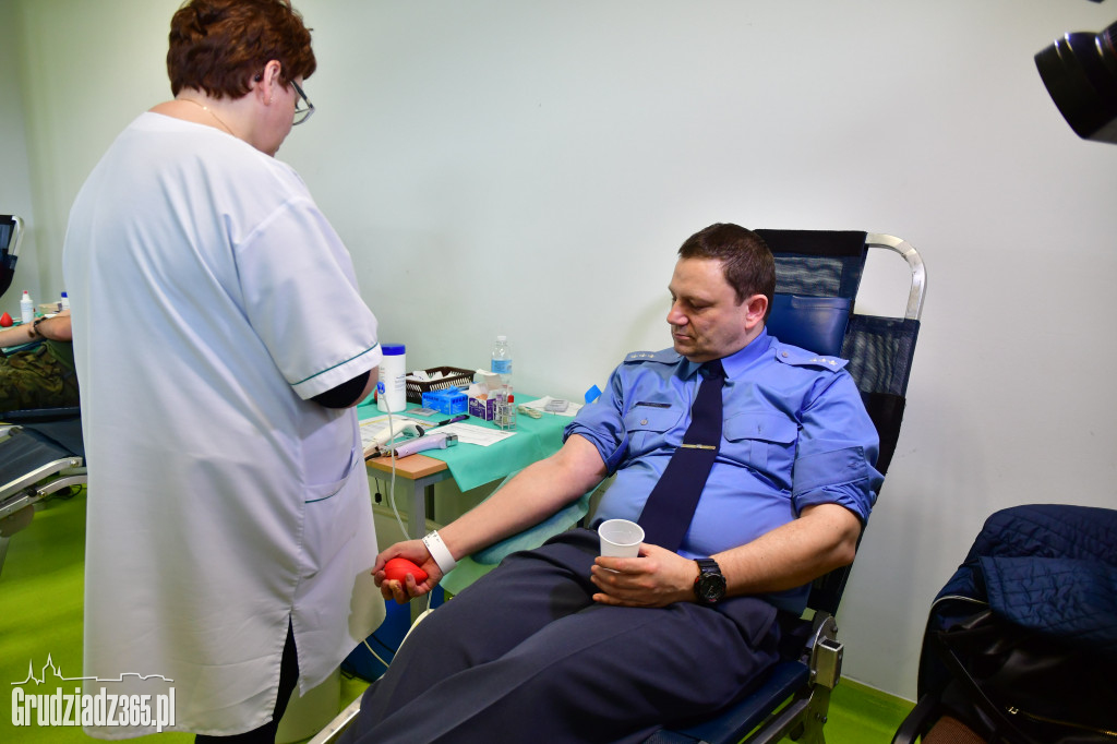 Dzień krwiodawstwa Służb Mundurowych