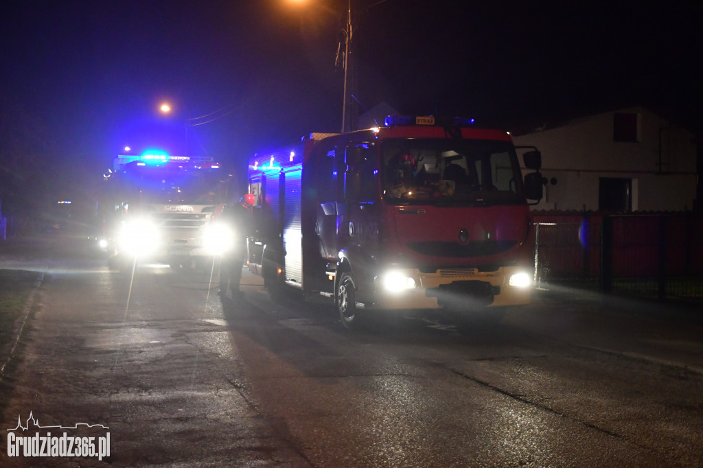 Akcja Straży Pożarnej na ul Kasprzaka