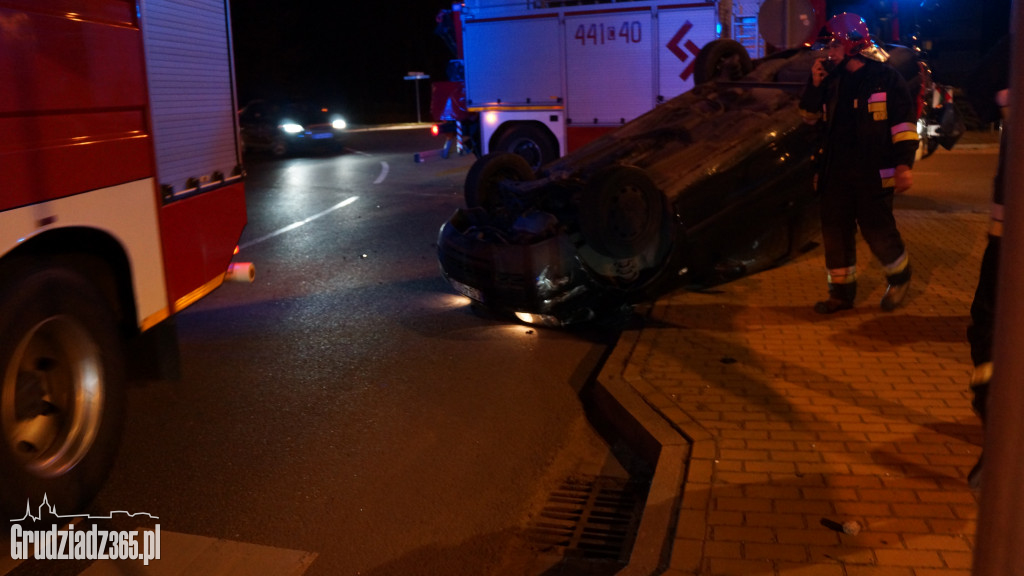 Wypadek na rondzie Skalskiego