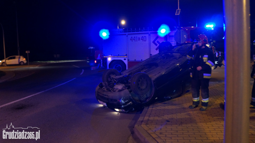 Wypadek na rondzie Skalskiego