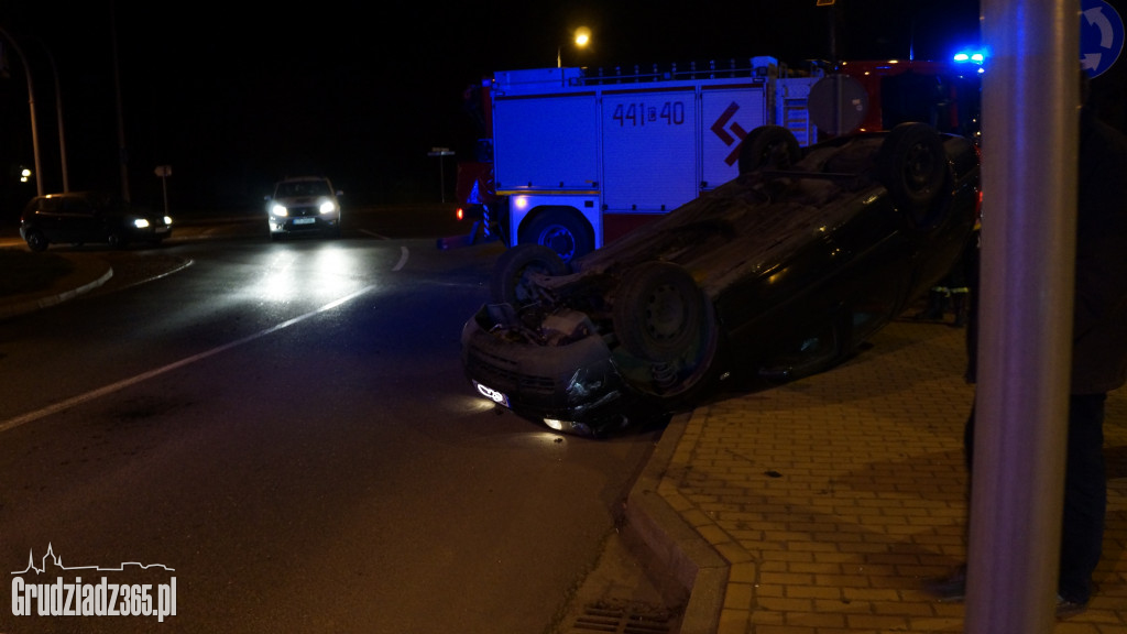 Wypadek na rondzie Skalskiego