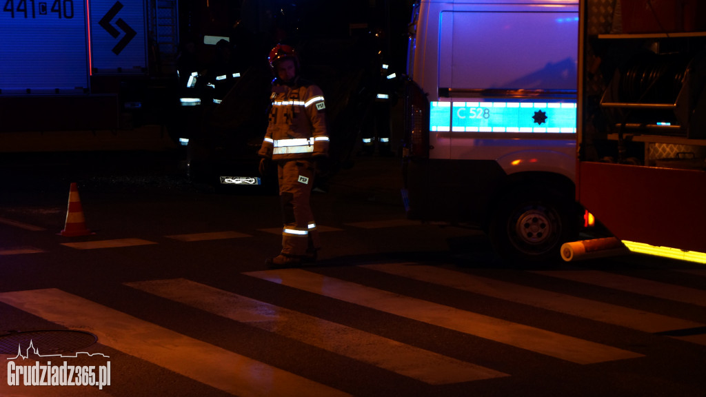 Wypadek na rondzie Skalskiego